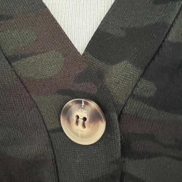 NEW Social Standard by Sanctuary Camo Daytripper‎ Cardigan Sweater Sz. L - Picture 6 of 14